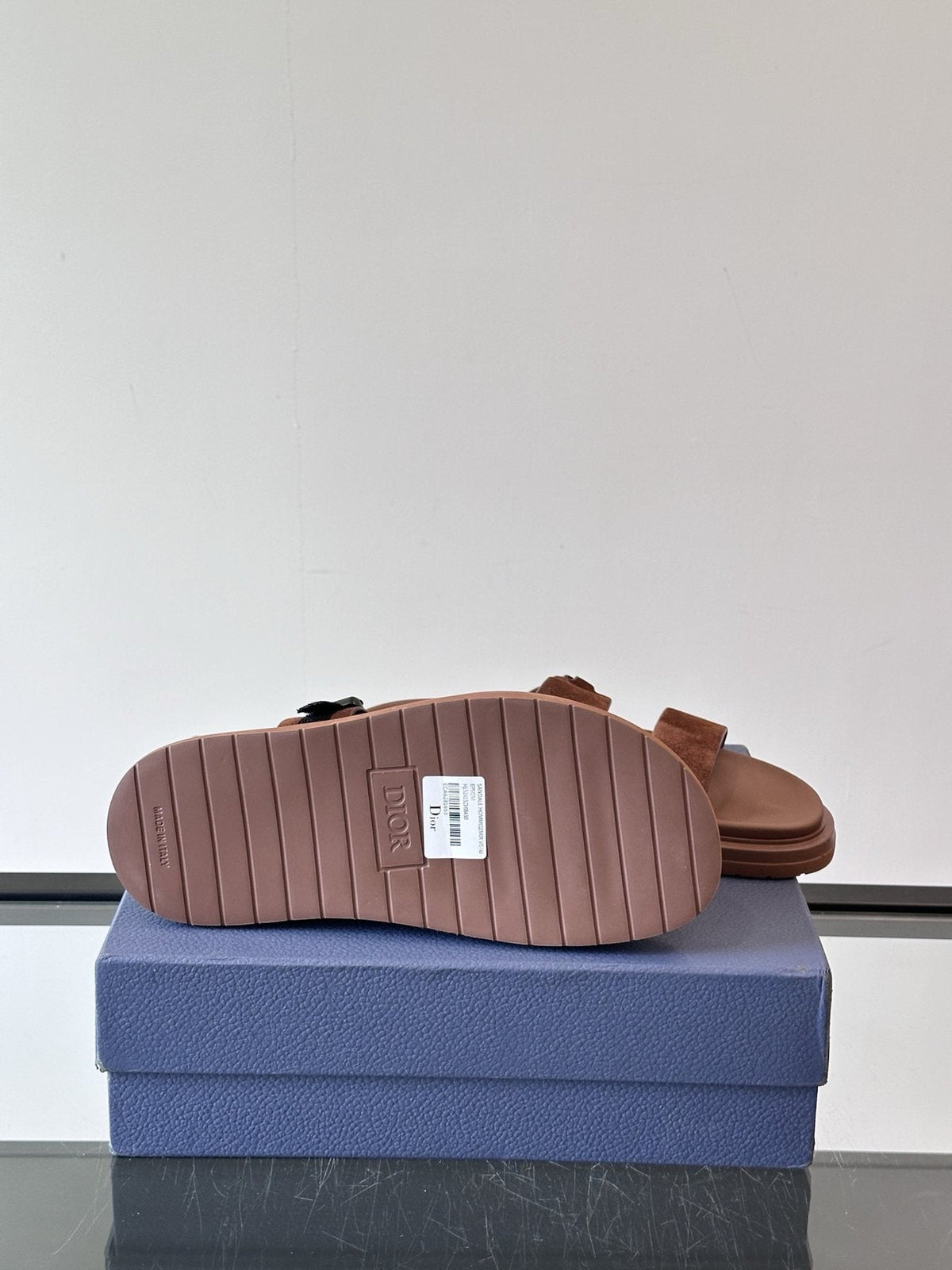 Dior Two-Strap Slide Sandals — detail