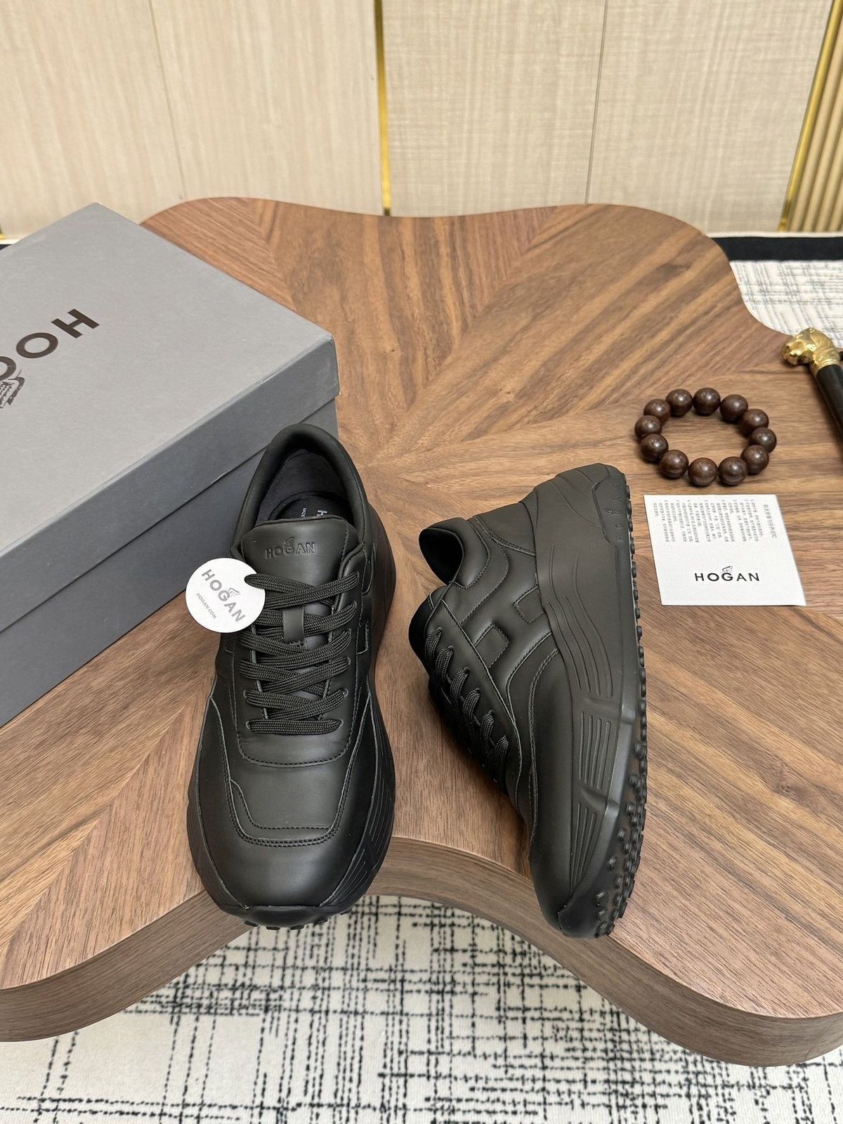 HOGAN H-Stripes Platform Sneakers — front